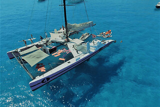 Soirée apéritif en Catamaran en Méditerranée depuis Le Lavandou