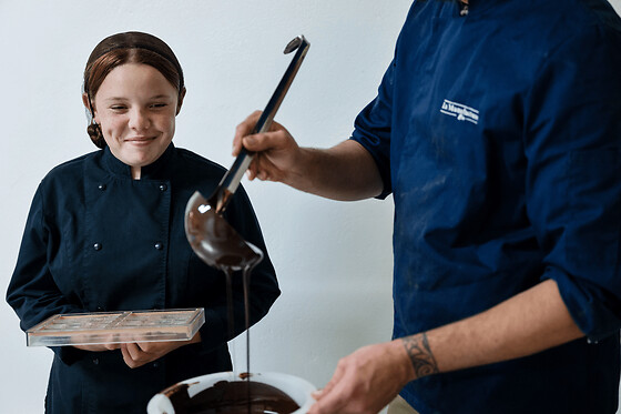 Atelier fabrication de tablette en chocolat à Paris 2ème