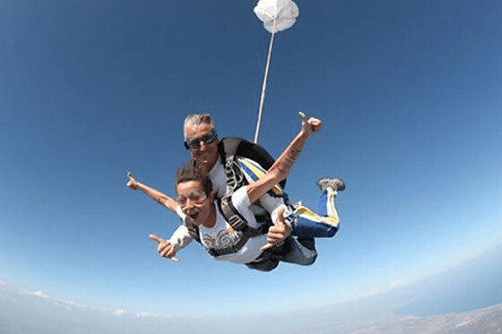 Saut en Parachute en tandem près de Cahors (82)