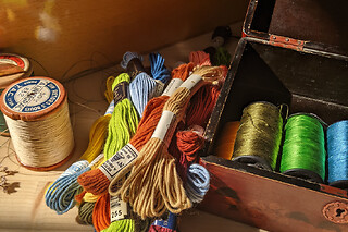 Atelier broderie sur cahier parent-enfant à Toulouse (31)