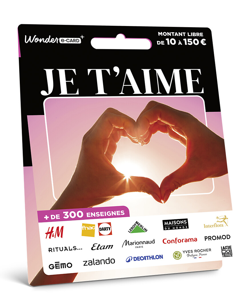 Carte Je t’aime