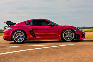 Découverte Porsche Cayman 718 GT4 RS (6 tours) sur le Circuit de Clastres (02)