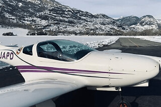 Survol des Alpes en avion près d'Embrun (05)
