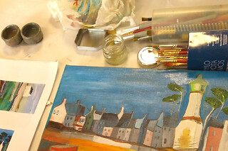 Atelier peinture à Tillières (49) - Atelier peinture enfant - 2 heures
