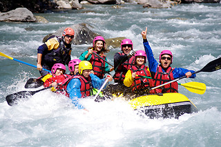 Parcours en rafting - Raft'Ubaye - Méolans-Revel (04)