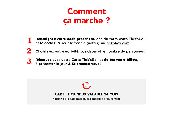 Carte Billetterie - Séjour Rugby