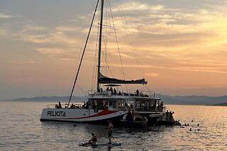 Soirée catamaran en mer depuis Saint-Raphaël (83)