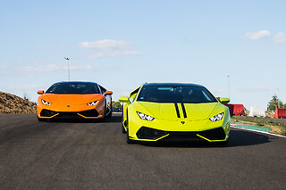 Découverte Lamborghini Huracan (3 tours) sur le Stadium Automobile d'Abbeville (80)