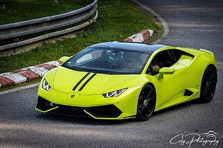 Découverte Lamborghini Huracan (3 tours) sur le Stadium Automobile d'Abbeville (80)