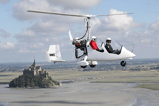 Vol en ULM au-dessus de la Baie du Mont Saint-Michel (50) - Vol en Baie - Pendulaire - 30 mn