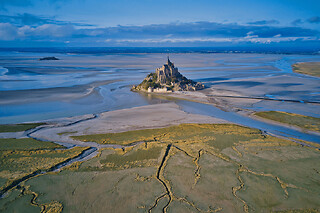 Vol en ULM au-dessus de la Baie du Mont Saint-Michel (50) - Vol en Baie - Pendulaire - 30 mn