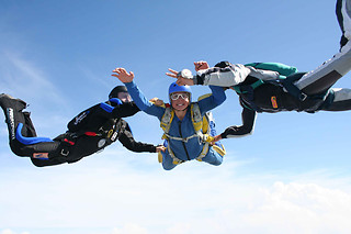 Un saut en parachute en tandem - Skydive Maubeuge - Vieux-Reng (59)