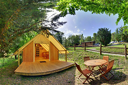 Camping les Airelles Roulotte des Alpes