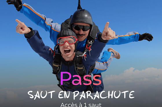 Pass Saut en parachute | 36 spots en France