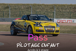 Pass Stage de Pilotage Enfant | 16 circuits en France - Pass 10 tours