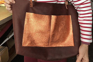 Atelier création d'un sac cabas en cuir à Arbonne (64)
